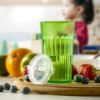 Picture of Reflo Smart Cup (Green 1-Pack) Open Training Cup, Toddler Cup, No Suction 6oz, 360 Control-Flow, USA MADE Premium High-Impact Plastic