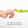 Picture of Olababy Baby and Children's Spoon (Training, Set of 2) - Flexible Learning Spoon for Complementary Foods Introduction | Soft, Flexible Silicone BPA-Free