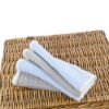 Picture of Synrroe Burp Cloths Large, Muslin Burp Cloths for Baby Girls and Boys, Pack of 4 Extra Absorbent and Soft Muslin, 6 Layers 20 by 10 Inches 100% Cotton (Blue-Grey 4 Pack)