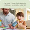 Picture of NUK Mini Me Flip Straw Toddler Water Bottle