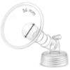 Picture of 1X 36 mm Maymom Two-Piece Wide Neck Pump Parts for Spectra S1/S2 Pumps; Incl Wide Mouth Flanges; Not Original Spectra Flange