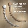Picture of Cuddle Campus Silicone Pacifier Clip Holder with One Piece Design, Pack of 2 Soft Flexible Binky Clips with Texture for Baby Boy and Girl(6m+)
