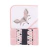 Picture of Luvable Friends Unisex Baby Hooded Towel with Five Washcloths, Deer, One Size
