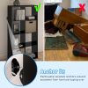 Picture of 10 Pack Furniture Wall Anchors for Baby Proofing, Anti Tip Furniture Anchors, Secure 400 Pound Furniture, Dresser, Bookcase to Wall Prevent Falling, Earthquake Straps for Child Safety (Black)