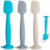 Picture of MAIKKB Butt Paste Spatula Butt Spatula Baby Diaper Cream Spatula 3 Pcs,Soft Silicone Baby Butt Spatula Diaper Spatula,Diaper Cream Applicator,Diaper Rash Cream Applicator with Suction Base