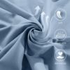 Picture of Yoofoss Baby Crib Sheets for Boys Girls, Fitted Crib Sheet 2 Pack for Standard Crib and Toddler Mattress, Super Soft Microfiber Baby Sheet 28x52x8in(Light Blue-Gray)