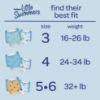Picture of Huggies Little Swimmers Disposable Swim Diapers, Size 5-6 (32+ lbs), 17 Ct