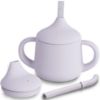 Picture of Moonkie Silicone Baby Sippy Cups | 3 Stages Training Cup Straw Cup for Infants Toddlers and Kid | 4 oz 1Pack