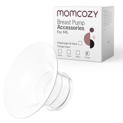 Picture of Momcozy Flange Insert 21mm Compatible with Momcozy M5. Original M5 Breast Pump Replacement Accessories, 1PC (21mm)