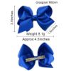 Picture of 40PCS 4.5 Inch Hair Bows for Girls Grosgrain Ribbon Toddler Hair Accessories with Alligator Clips for Toddlers Baby Girls Kids