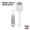 Picture of OXO Tot Bottle Brush with Nipple Cleaner and Stand - Gray