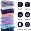 Picture of 16 Pack Baby Washcloths burp cloths - 20" x 10" - Luxury Multicolor Coral Fleece - Extra Absorbent and Soft Wash Clothes for Newborns, Infants and Toddlers - Suitable for Sensitive Skin and New Born