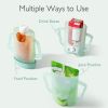 Picture of Momcozy Squeeze Pouch Holder for Food Pouches and Drink Boxes, Baby Pouch Holder Allows Baby to Self-Feed and Avoid Messes, Baby Food Pouch Holder Handle is Easy to Grip, Comfortable, Green
