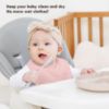 Picture of Susurration Muslin Baby Bibs 6 Pack Bandana Drool Bibs,Soft Square Adjustable Baby Drooling Bibs for Unisex Girls & Boys(Pink)