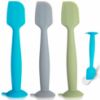 Picture of MAIKKB Diaper Spatula Butt Spatula Baby Diaper Cream Spatula 3 Pcs,Soft Silicone Baby Butt Spatula,Butt Paste Spatula,Diaper Cream Applicator,Diaper Rash Cream Applicator with Suction Base