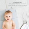 Picture of Ubbi On-the-Go Changing Mat with Carrying Bag, Soft and Comfortable Diaper Bag Accessory Must Have for Newborns, Easy to Clean, Portable Changing Pad, Gray