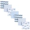 Picture of Luvable Friends Unisex Baby Cotton Flannel Receiving Blankets, Train 7-Pack, One Size