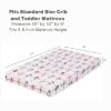 Picture of Everyday Kids 2 Pack Fitted Girls Crib Sheet, 100% Soft Breathable Microfiber Baby Sheet, Fits Standard Size Crib Mattress 28in x 52in, Nursery Sheet - Ballerina/Pink