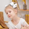 Picture of YHXX YLEN 40PCS 4.5 Inch Hair Bows Clips, Grosgrain Ribbon Alligator Clips Barrettes Hair Accessories for Baby Girls Infants Toddlers Kids Teens Children in Pairs