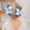 Picture of YHXX YLEN 40PCS 4.5 Inch Hair Bows Clips, Grosgrain Ribbon Alligator Clips Barrettes Hair Accessories for Baby Girls Infants Toddlers Kids Teens Children in Pairs