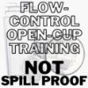 Picture of BUNDLE: Reflo Smart Cup (Clear 1-Pack) Open Training Cup, Toddler Cup, 360 Control-Flow, AND free training and use e-guide via QR code on packaging.