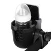 Picture of Accmor Stroller Cup Holder with Phone Holder, Bike Cup Holder, Universal Cup Holder for Uppababy Nuna Doona Strollers, 2-in-1 Cup Phone Holder for Stroller, Bike, Wheelchair, Walker, Scooter