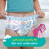 Picture of Pampers Training Pants - Easy Ups Girls & Boys - Size 5T-6T, 15 Count, Easy Pull Ups & Down Design, My Little Pony Potty Underwear (Packaging May Vary)