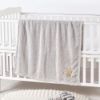 Picture of CREVENT 30''X40'' Cute Cozy Fluffy Warm Baby Blanket for Girls Boys Infants Toddlers' Bedding Crib Cot Stroller, Baby Shower Birthday Newborn's Gift Grey- Baby Bear