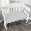 Picture of Everyday Kids 2-Pack Fitted Crib Sheets, 100% Soft Breathable Microfiber Baby Sheet, Fits Standard Size Crib Mattress 28in x 52in, Navy Nursery Sheet and Gray Nursery Sheet