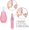Picture of Baby Grooming Kit, Infant Safety Care Set with Hair Brush Comb Nail Clipper Nasal Aspirator,Baby Essentials Kit for Newborn Girls Boys (Pink Baby Grooming kit)
