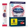 Picture of Pedialyte Electrolyte Drink Mix With Zero Sugar | Hydration With Key Electrolytes | Great Hydration Low in Calories | Strawberry, 8 Powder Packets