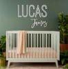 Picture of First and Middle Name Signs for Nursery Wooden Name Signs for Kids Room Personalized Name Sign