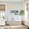 Picture of First and Middle Name Signs for Nursery Wooden Name Signs for Kids Room Personalized Name Sign