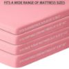 Picture of GUNTAIL Pack and Play Sheets Fitted, 2 Pack Pack n Play Sheets for Graco Pack n Play Mattress, Unisex Playard Sheets for Boys Girls (Love & Pink, 38 X 26 Inch)