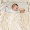 Picture of Sherpa Fleece Baby Blanket, Ultra Soft Fluffy Premium Baby Blankets for Boys Girls, Cozy Infant Toddler Newborn Receiving Blankets for Crib Stroller 30”×40” (Cream)