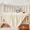 Picture of Sherpa Fleece Baby Blanket, Ultra Soft Fluffy Premium Baby Blankets for Boys Girls, Cozy Infant Toddler Newborn Receiving Blankets for Crib Stroller 30”×40” (Cream)