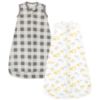 Picture of Hudson Baby Unisex Baby Cotton Wearable Sleeping Bag, Sack, Blanket, Construction Vehicles Sleeveless, 12-18 Months