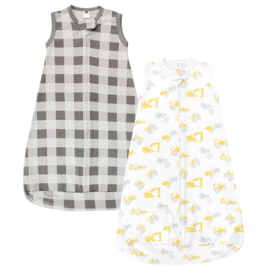 Picture of Hudson Baby Unisex Baby Cotton Wearable Sleeping Bag, Sack, Blanket, Construction Vehicles Sleeveless, 12-18 Months