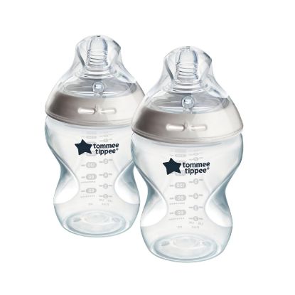 Picture of Tommee Tippee Natural Start Anti-Colic BPA Free Baby Bottles, 9 oz, Newborn 0+ Months, Slow Flow Breast-Like Nipple, Designed for Seamless Transitions Between Bottle and Breast, Pack of 2