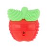 Picture of Infantino Lil' Nibblers Vibrating Apple Teether -Sensory Exploration and Teething Relief with Soothing Vibrations and Textures, Red Apple