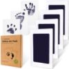 Picture of 4-Pack Inkless Hand and Footprint Kit - Ink Pad for Baby Hand and Footprints - Dog Paw Print Kit,Dog Nose Print Kit - Baby Footprint Kit, Clean Touch Baby Foot Printing Kit, Handprint Kit (Twilight)