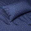 Picture of Amazon Basics Kid's Soft Easy-Wash Lightweight Microfiber 3-Piece Sheet Set, Toddler, Navy Galaxy