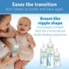 Picture of Dr. Brown’s Natural Flow Level 1 Narrow Baby Bottle Silicone Nipple, Slow Flow, 0m+, 100% Silicone Bottle Nipple, 6 Count (Pack of 1)