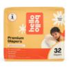 Picture of Hello Bello Diapers, Size 1 (8-12 lbs) Superstars, 32 Count of Premium Disposable Baby Diapers, Hypoallergenic with Soft, Cloth-Like Feel