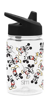 Picture of Simple Modern Tritan Bottles-Incoming Dishwasher Safe Summit Kids Cup for Babies and Toddlers, 12oz Sippy, Mickey Mouse: Retro