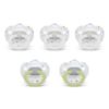 Picture of NUK Comfy Orthodontic Pacifiers, Timeless Collection, 0-6 Months, 5 Count