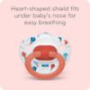 Picture of NUK Comfy Orthodontic Pacifiers, Timeless Collection, 0-6 Months, 5 Count