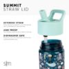 Picture of Simple Modern Kids Water Bottle Plastic BPA-Free Tritan Cup with Leak Proof Straw Lid | Reusable and Durable for Toddlers, Girls | Summit Collection | 12oz, Under the Sea