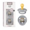 Picture of BIBS Pacifiers Colour Collection | Natural Rubber Baby Pacifier | Set of 2 BPA-Free Soothers | Made in Denmark | 0+ Months (Pack of 2) | Cloud