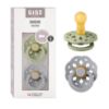 Picture of BIBS Pacifiers - Boheme Collection | BPA-Free Baby Pacifier | Made in Denmark | Set of 2 Sage/Cloud Color Premium Soothers | Size 0-6 Months